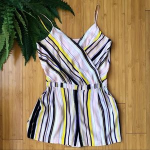 1. STATE | Sassy Pink Striped Romper
